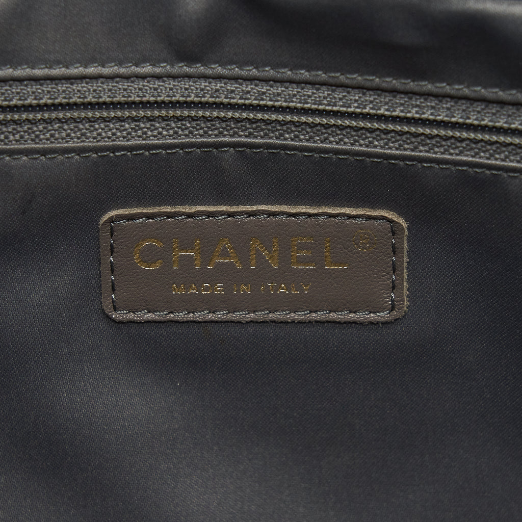 Chanel Grand Shopping Tote XL Caviar Navy Blue