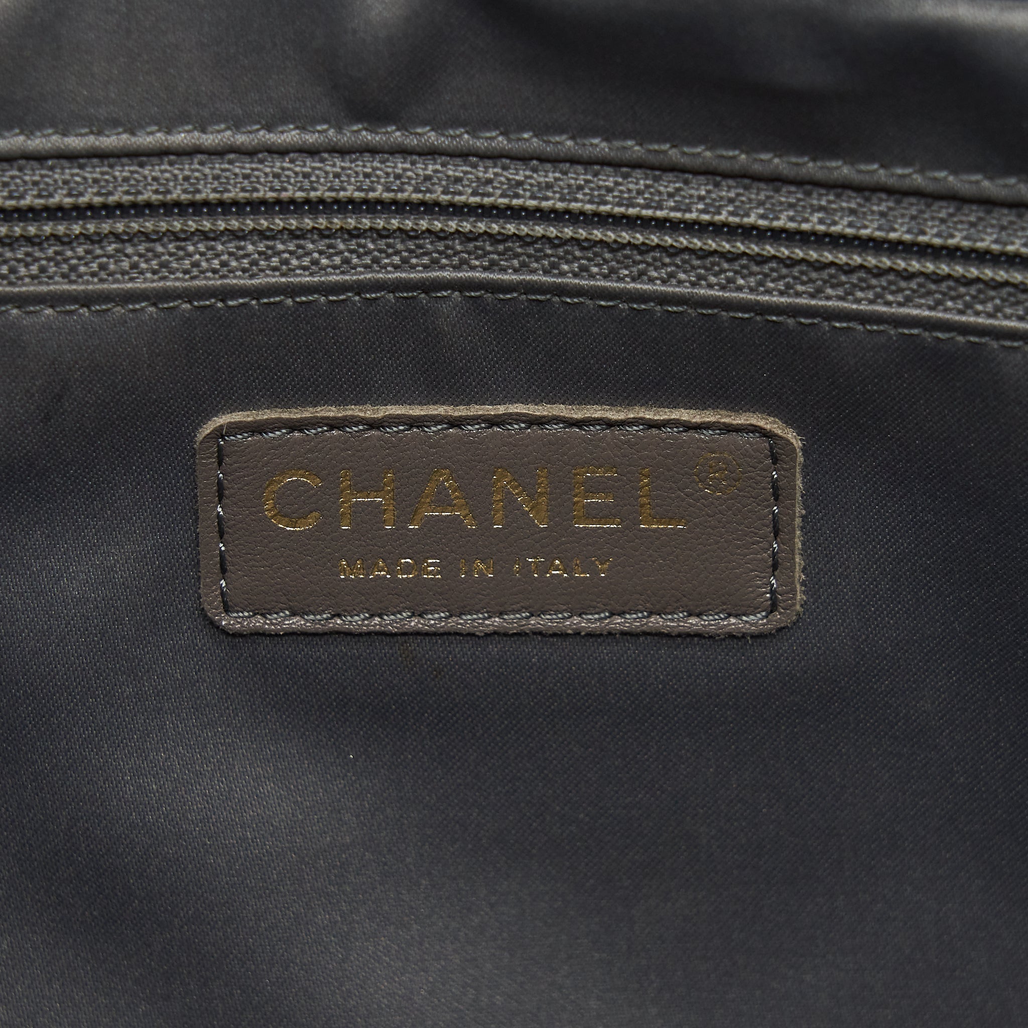 Chanel Grand Shopping Tote XL Caviar Navy Blue