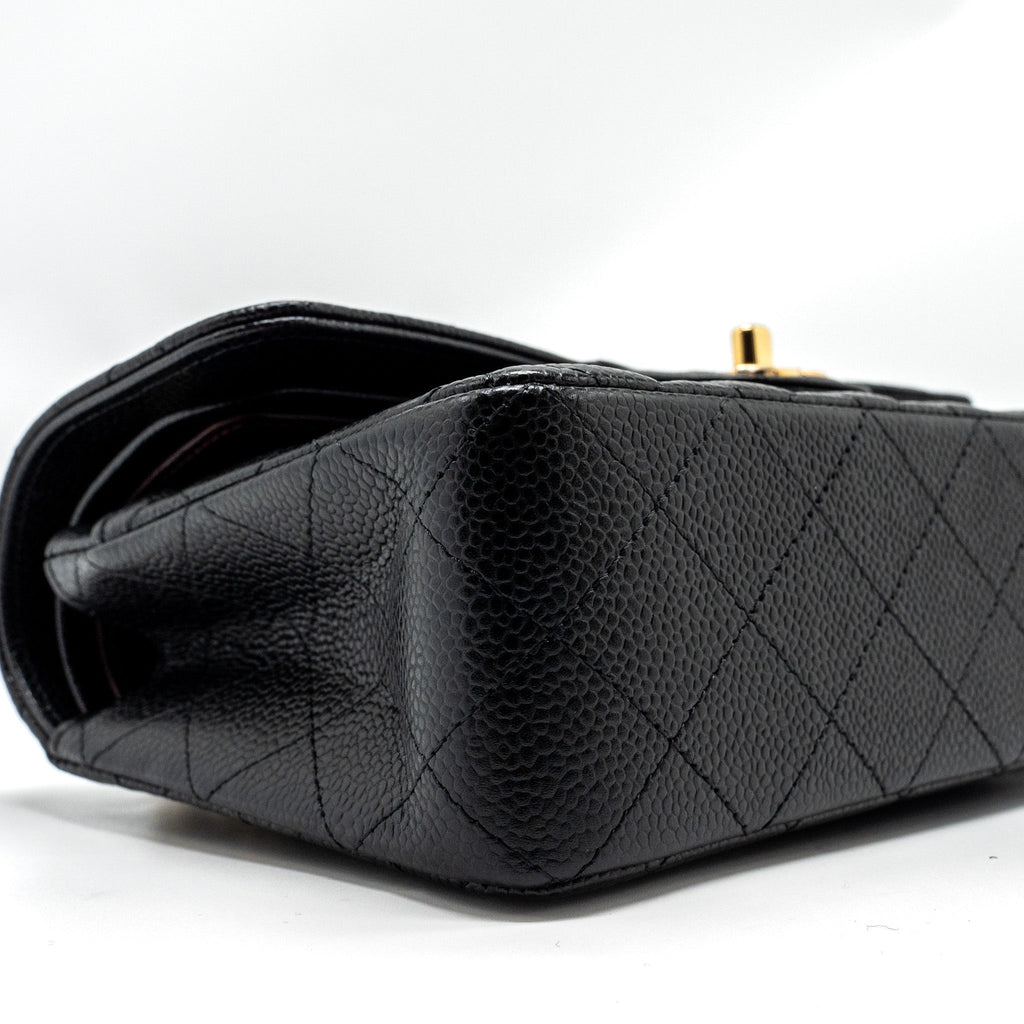 Chanel Small Classic Double Flap Bag Caviar Black