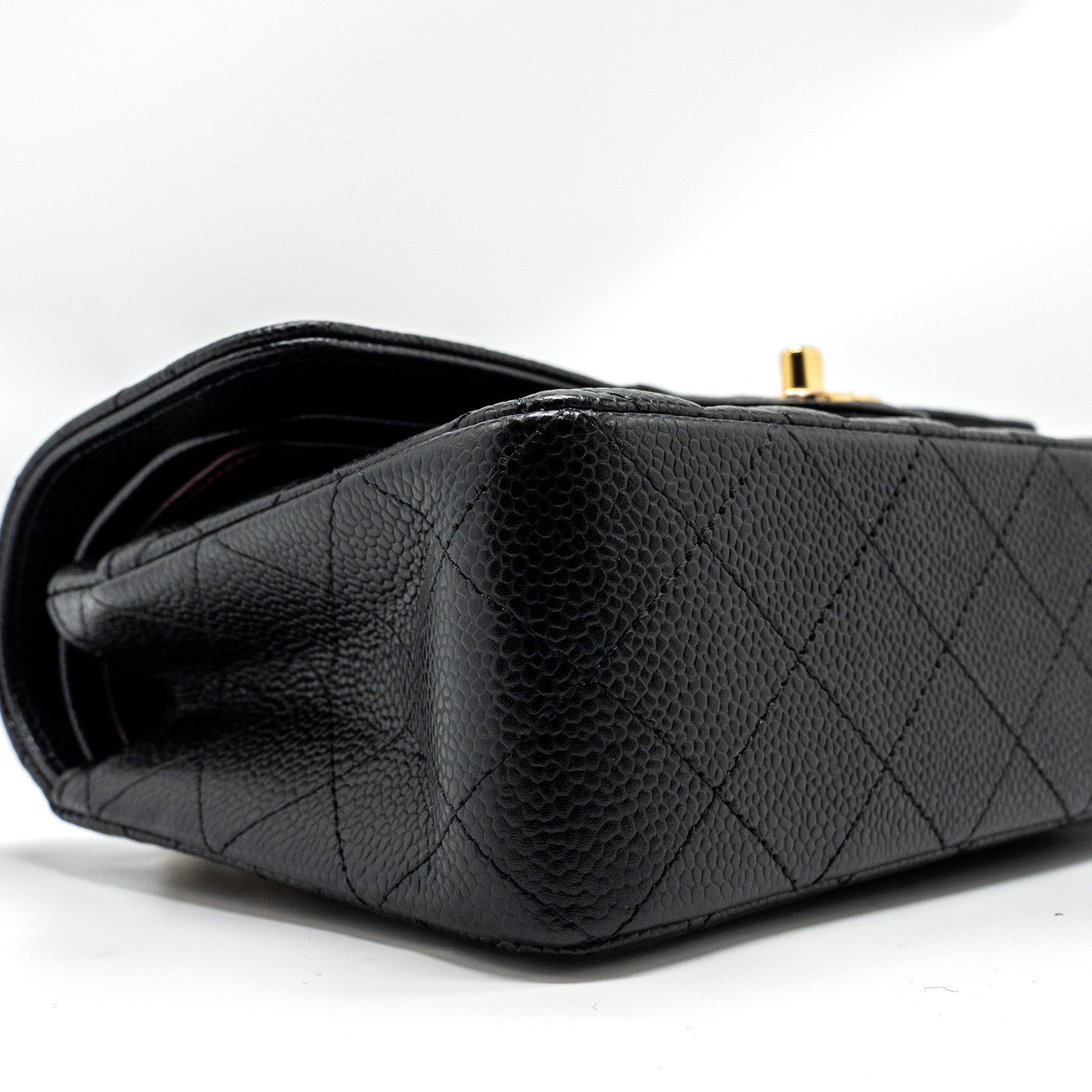 Chanel Small Classic Double Flap Bag Caviar Black
