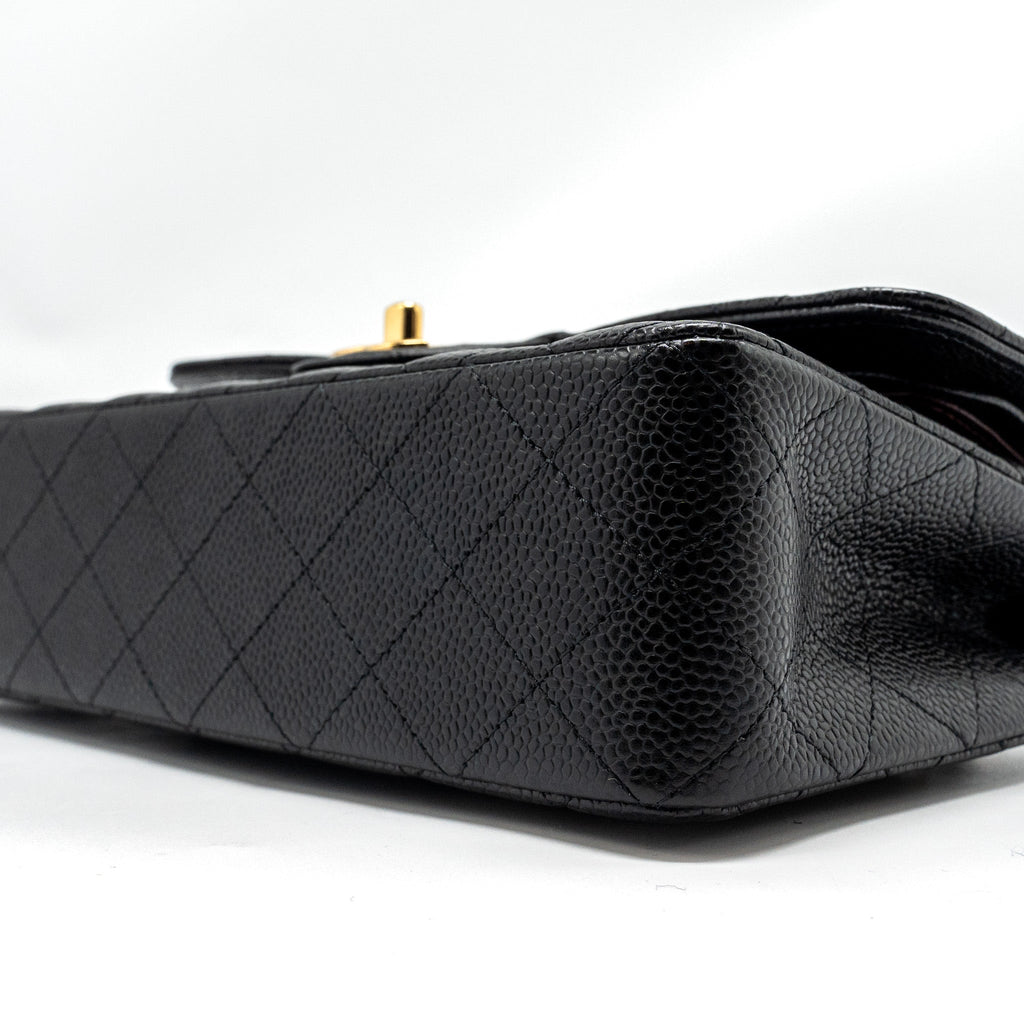 Chanel Small Classic Double Flap Bag Caviar Black