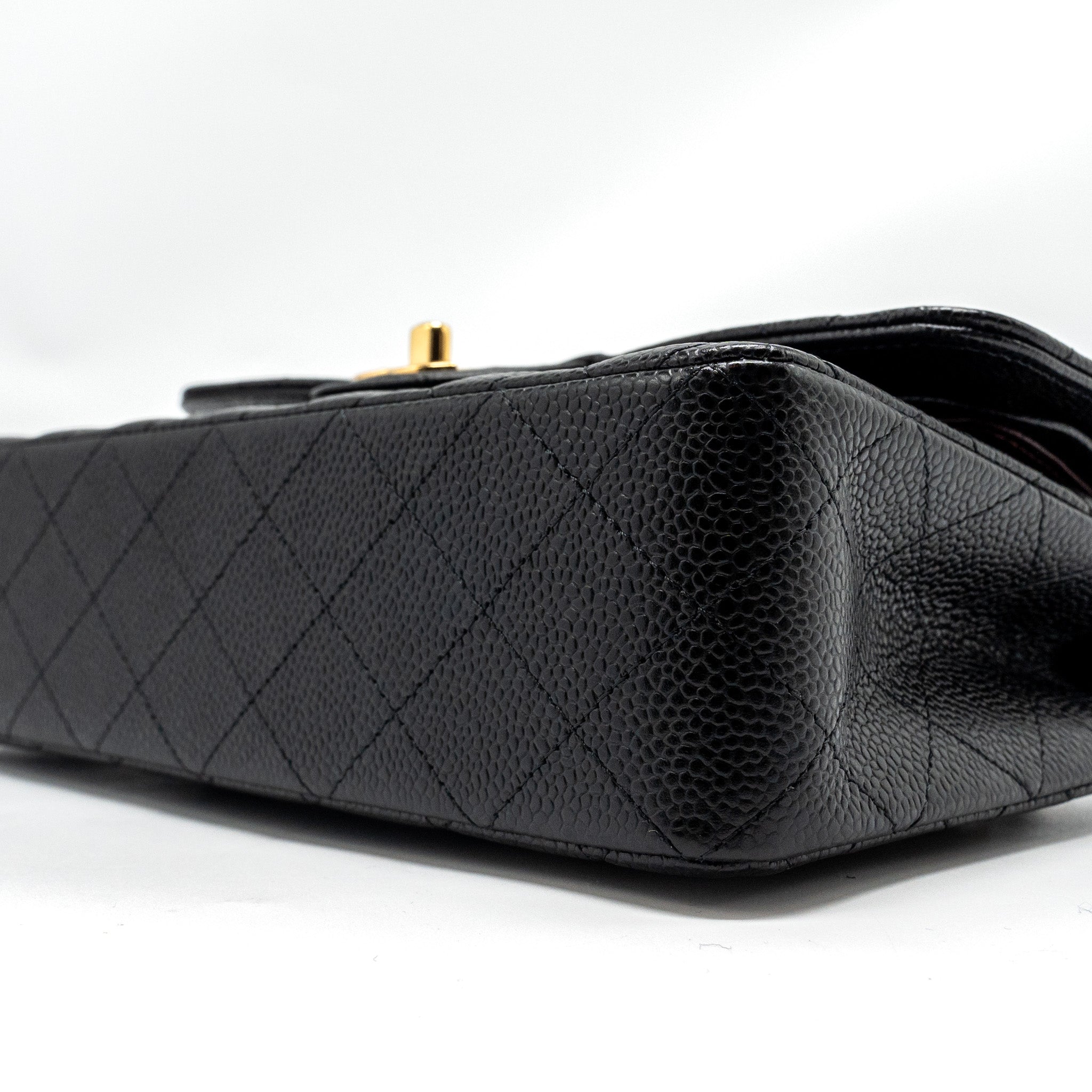 Chanel Small Classic Double Flap Bag Caviar Black