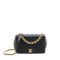 Chanel Seasonal Flap Bag Caviar Black