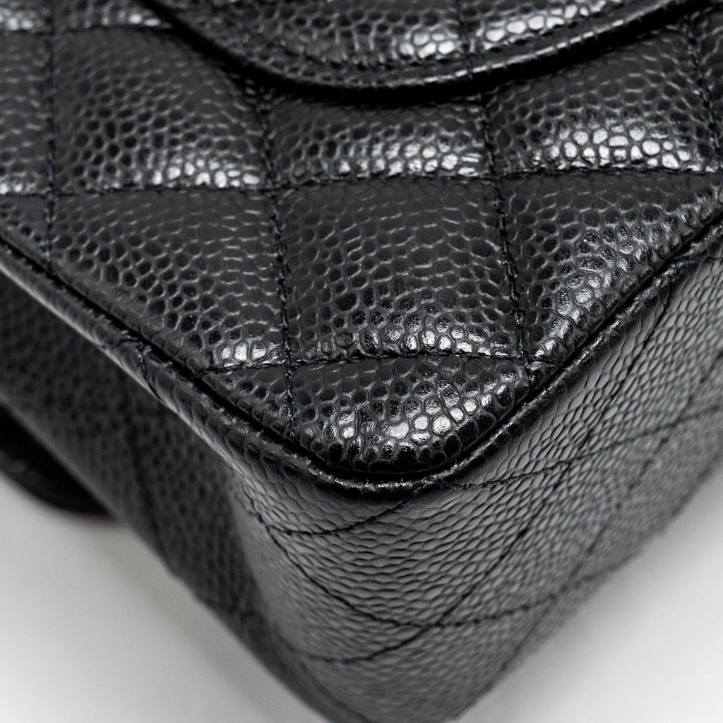 Chanel Small Classic Double Flap Bag Caviar Black