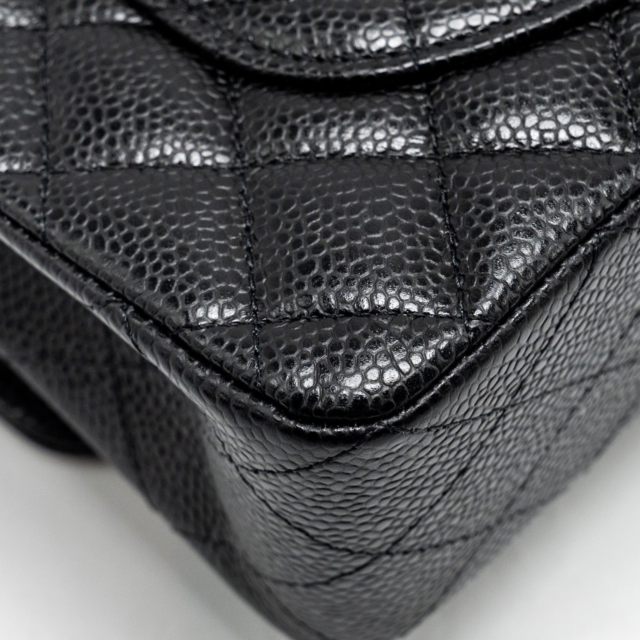 Chanel Small Classic Double Flap Bag Caviar Black