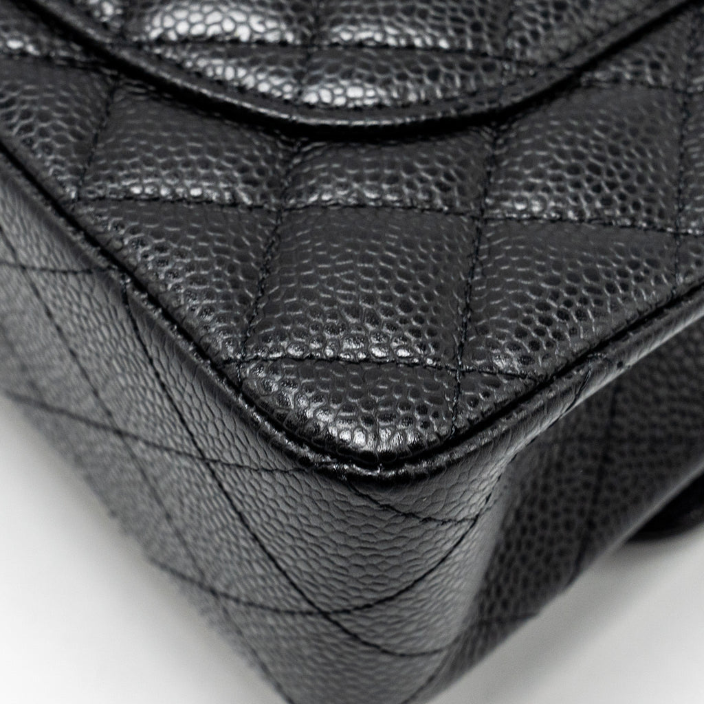 Chanel Small Classic Double Flap Bag Caviar Black