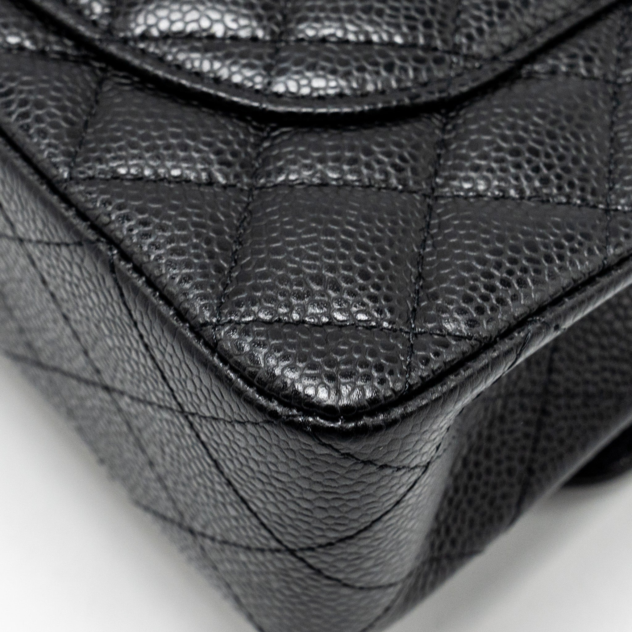 Chanel Small Classic Double Flap Bag Caviar Black