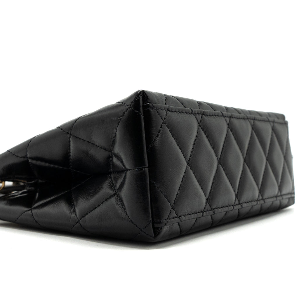 Chanel 23K kelly bag calfskin black  (microchip)