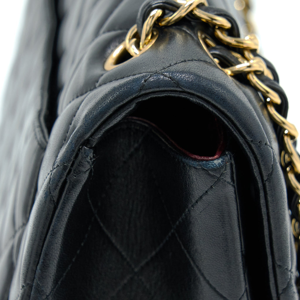 Chanel Maxi Classic Flap Bag Lambskin Black
