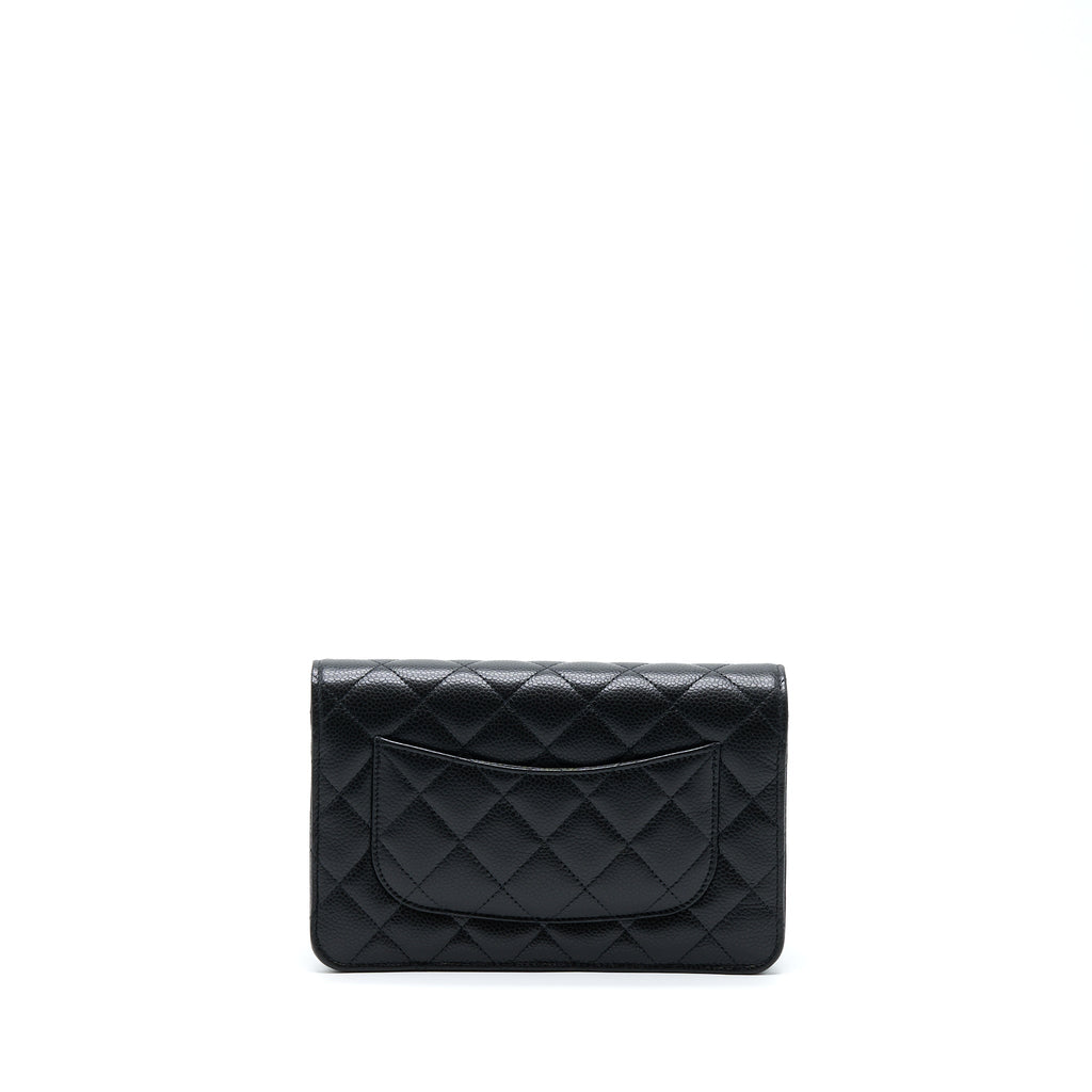 Chanel Classic Wallet On Chain Caviar Black
