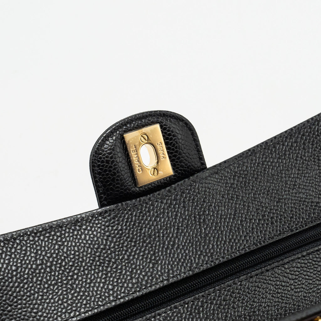 Chanel Small Classic Double Flap Bag Caviar Black