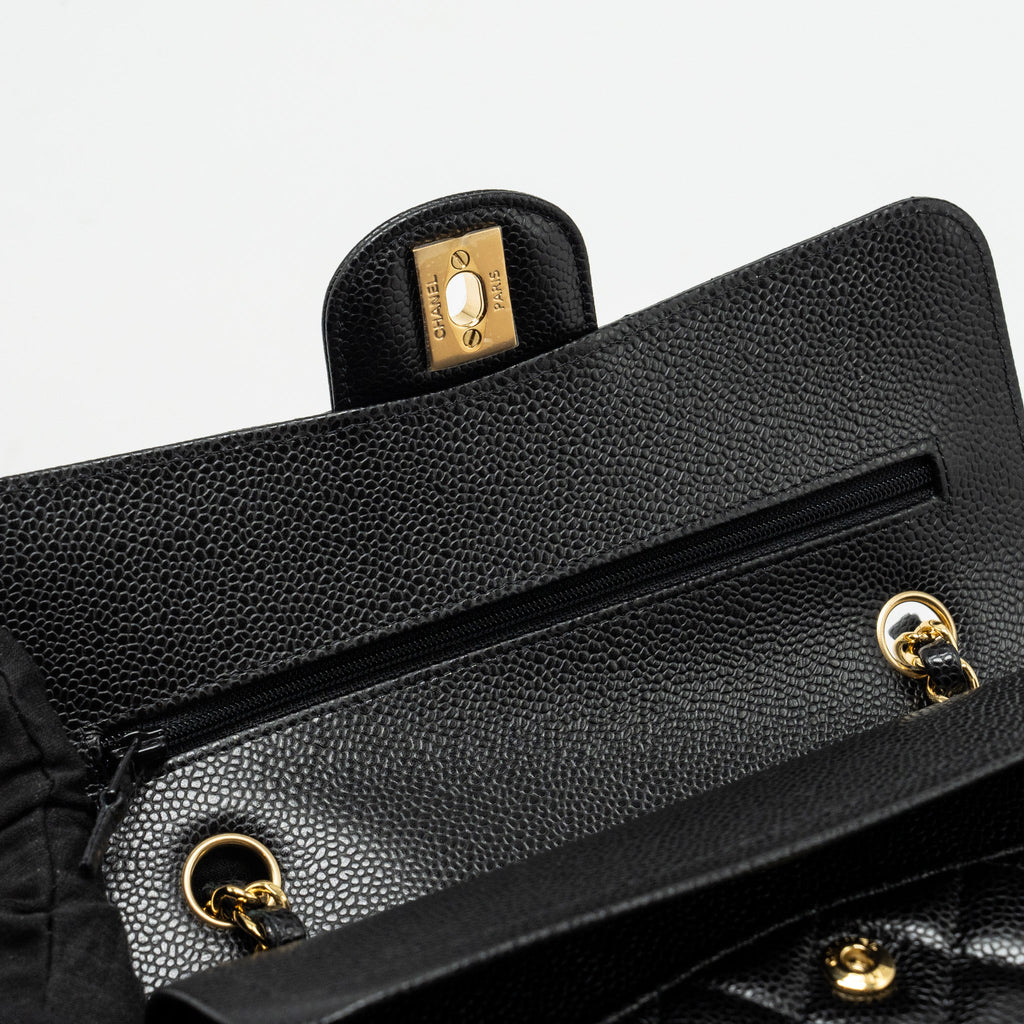 Chanel Small Classic Double Flap Bag Caviar Black