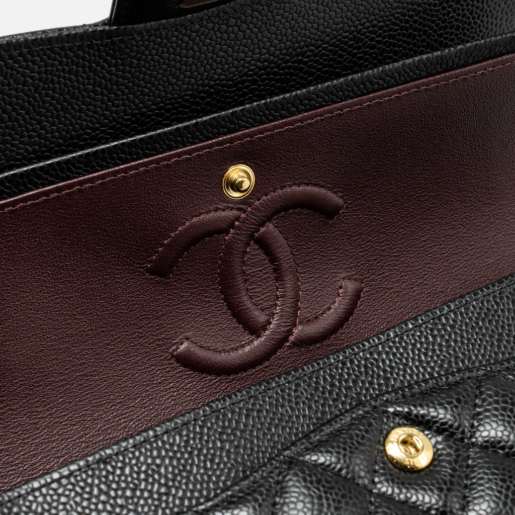 Chanel Small Classic Double Flap Bag Caviar Black