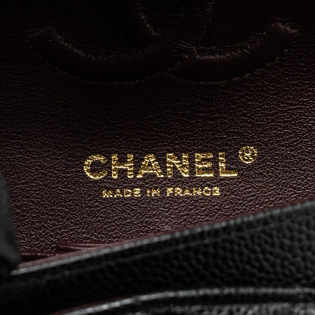 Chanel Small Classic Double Flap Bag Caviar Black