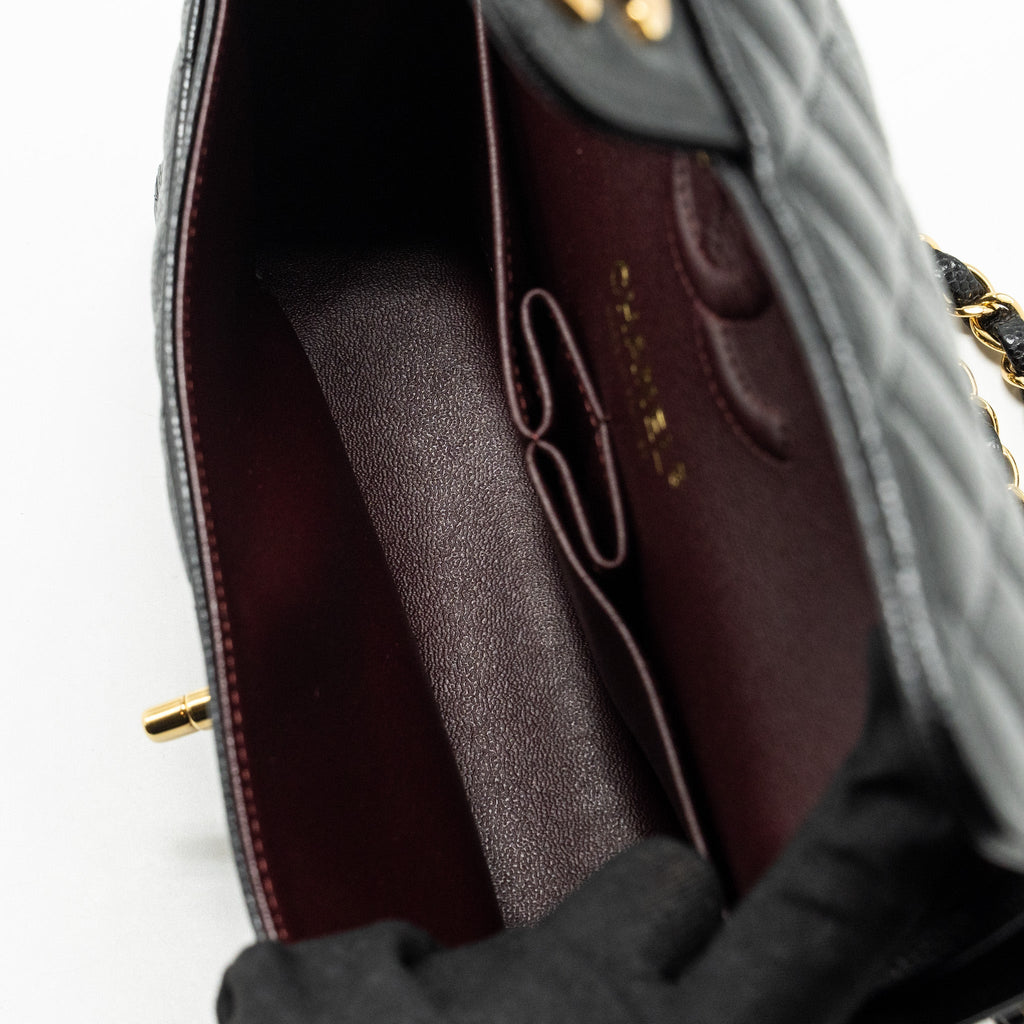 Chanel Small Classic Double Flap Bag Caviar Black