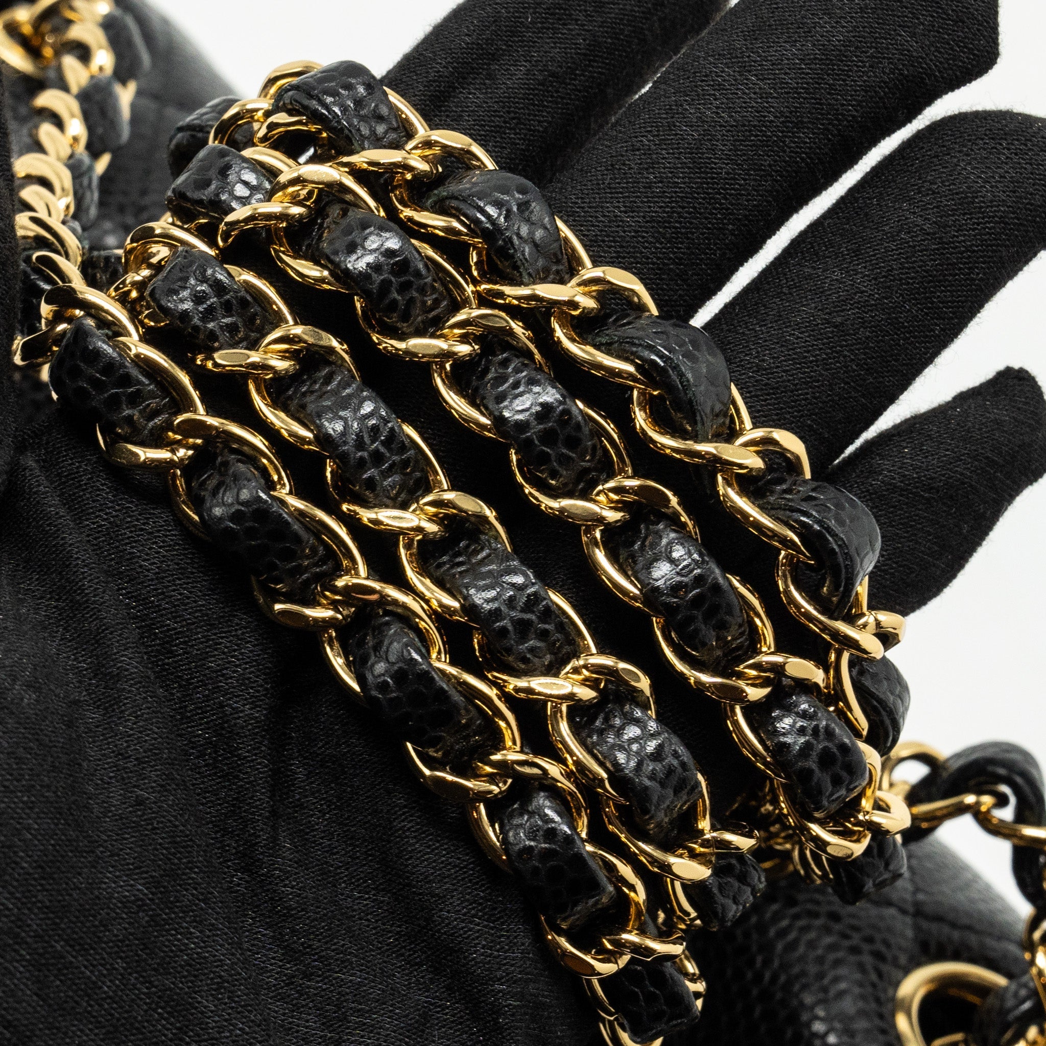 Chanel Small Classic Double Flap Bag Caviar Black
