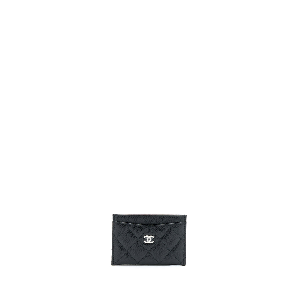 Chanel Classic Card Holder Caviar Black