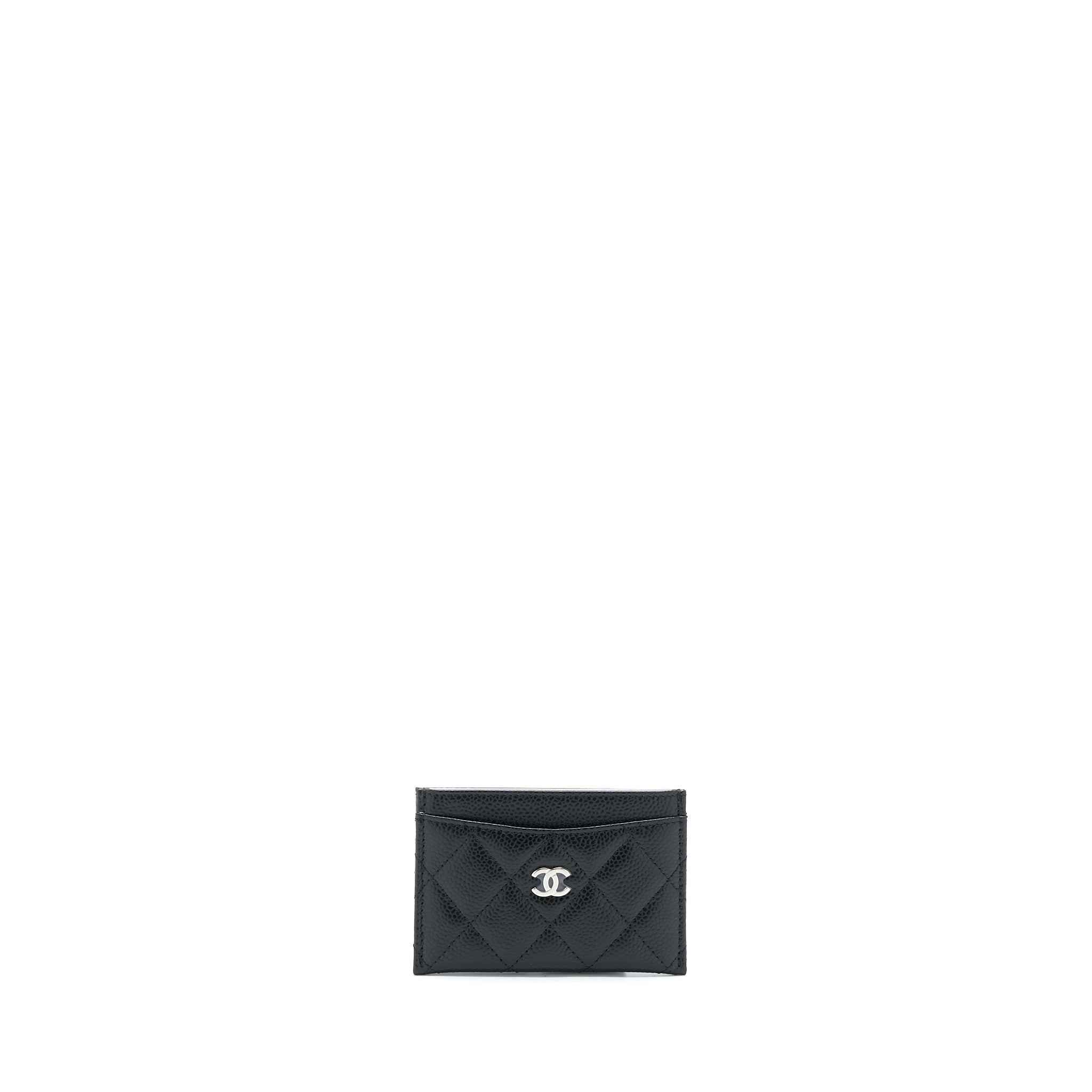 Chanel Classic Card Holder Caviar Black