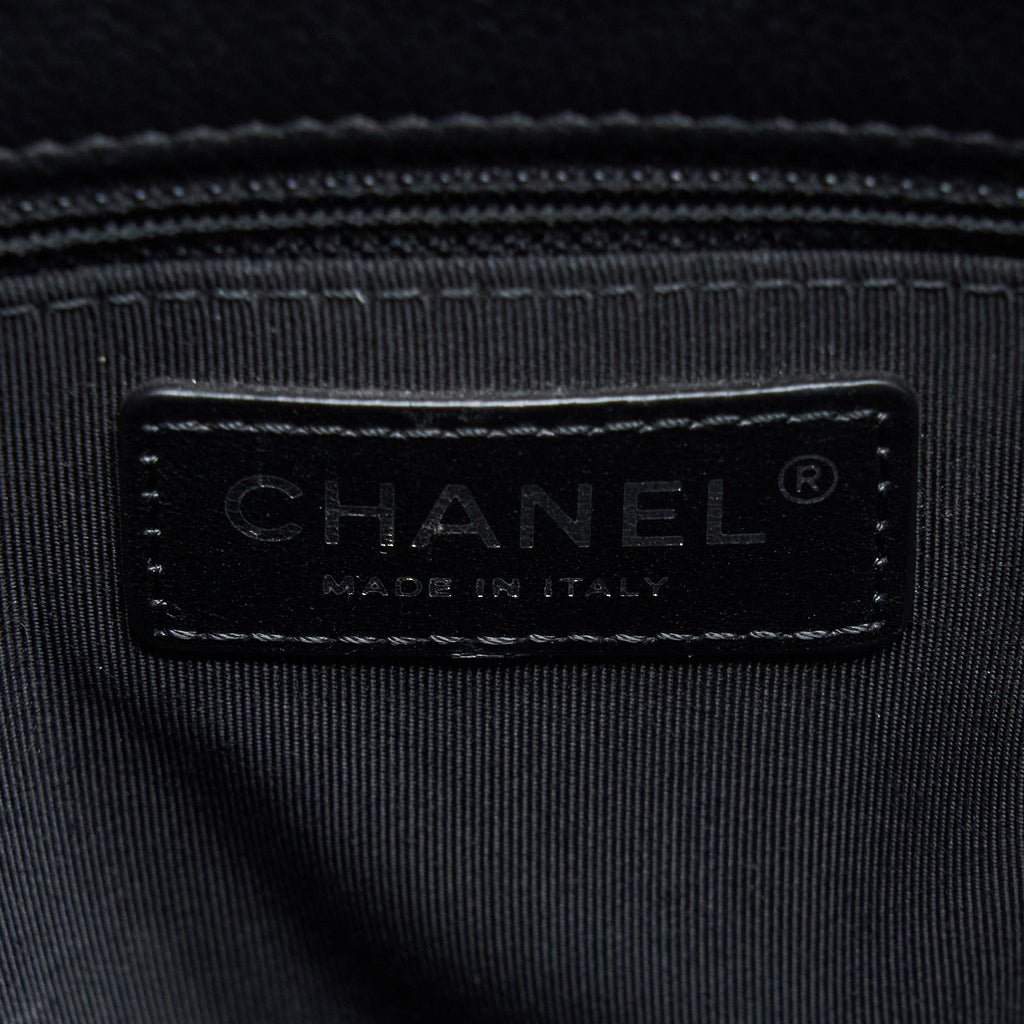 Chanel Urban Companion Tote Bag Caviar Black Ruthenium Hardware