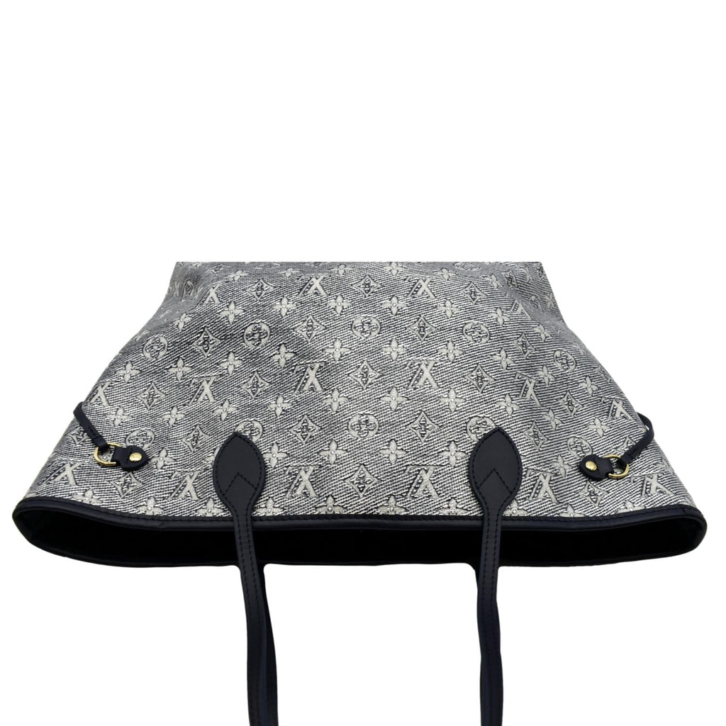 LOUIS VUITTON Neverfull MM Autres Toiles Monogram Canvas Tote Bag Metallic Chrome