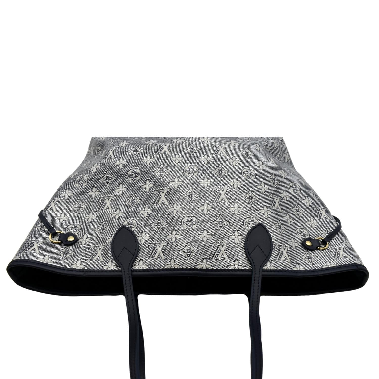 LOUIS VUITTON Neverfull MM Autres Toiles Monogram Canvas Tote Bag Metallic Chrome