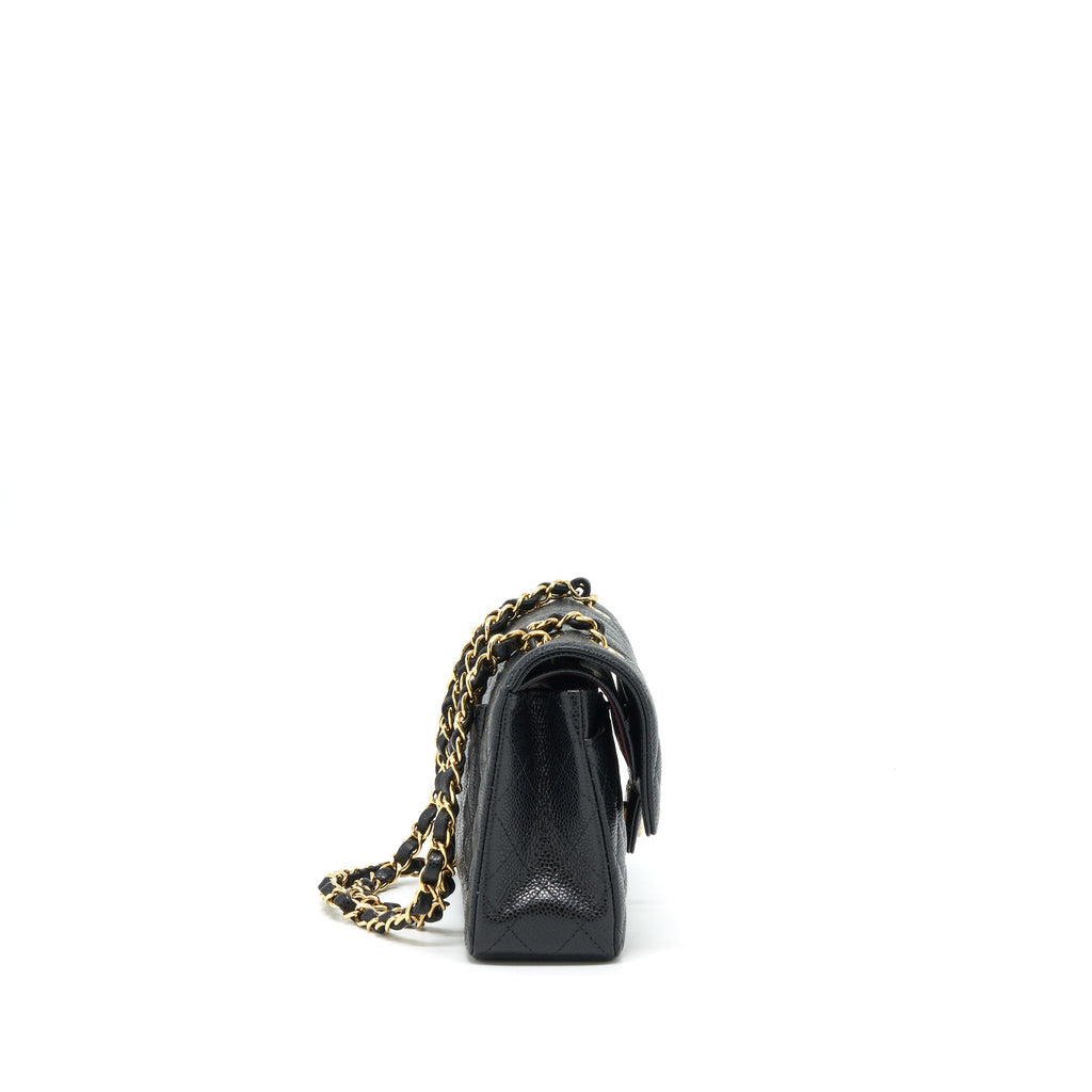 Chanel Small Classic Double Flap Bag Caviar Black