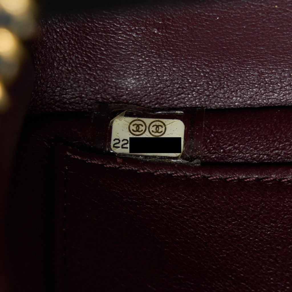 Chanel Filigree Flap Bag Caviar Black