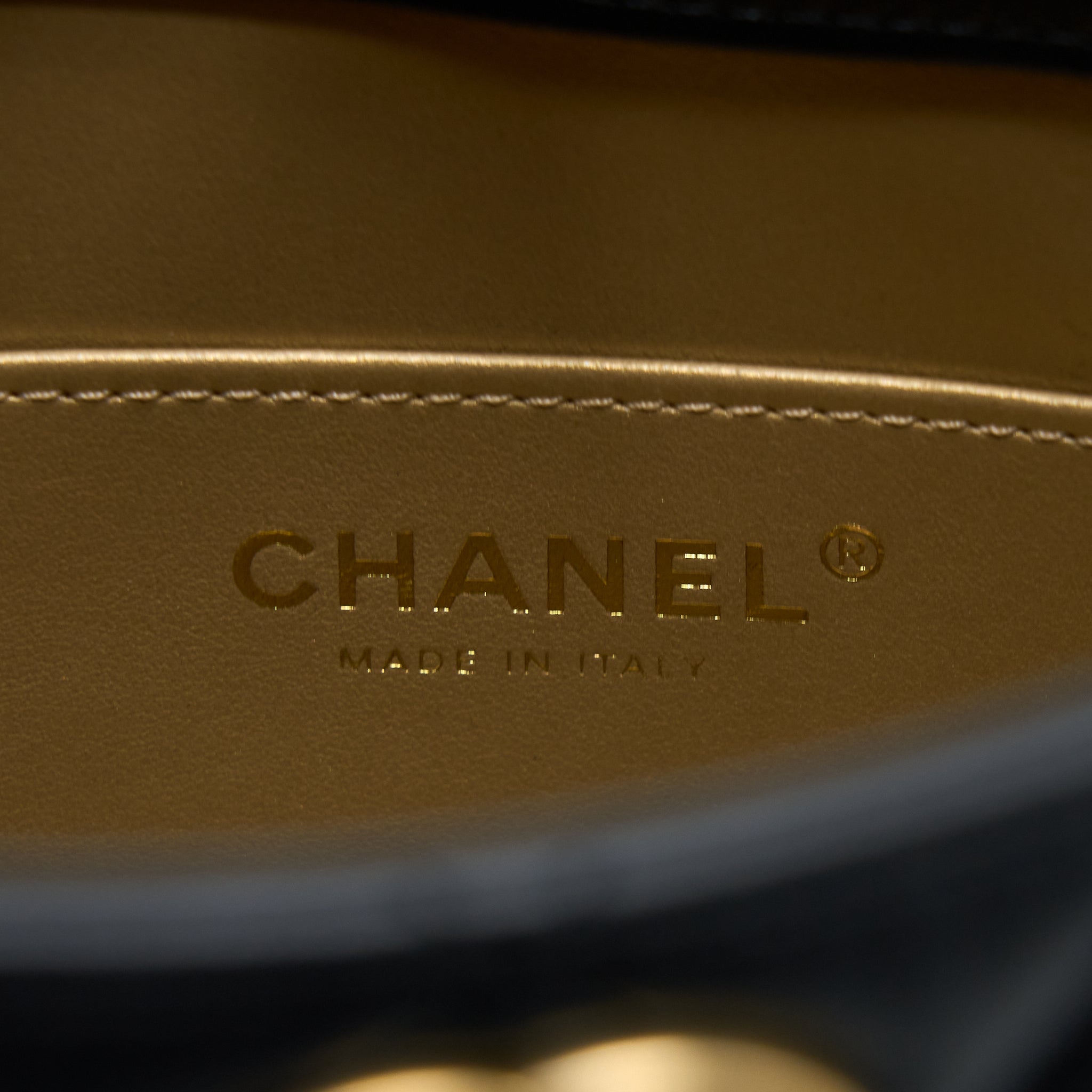 Chanel 23C Pearl Crush Hobo Bag Lambskin Black Brushed  (Microchip)