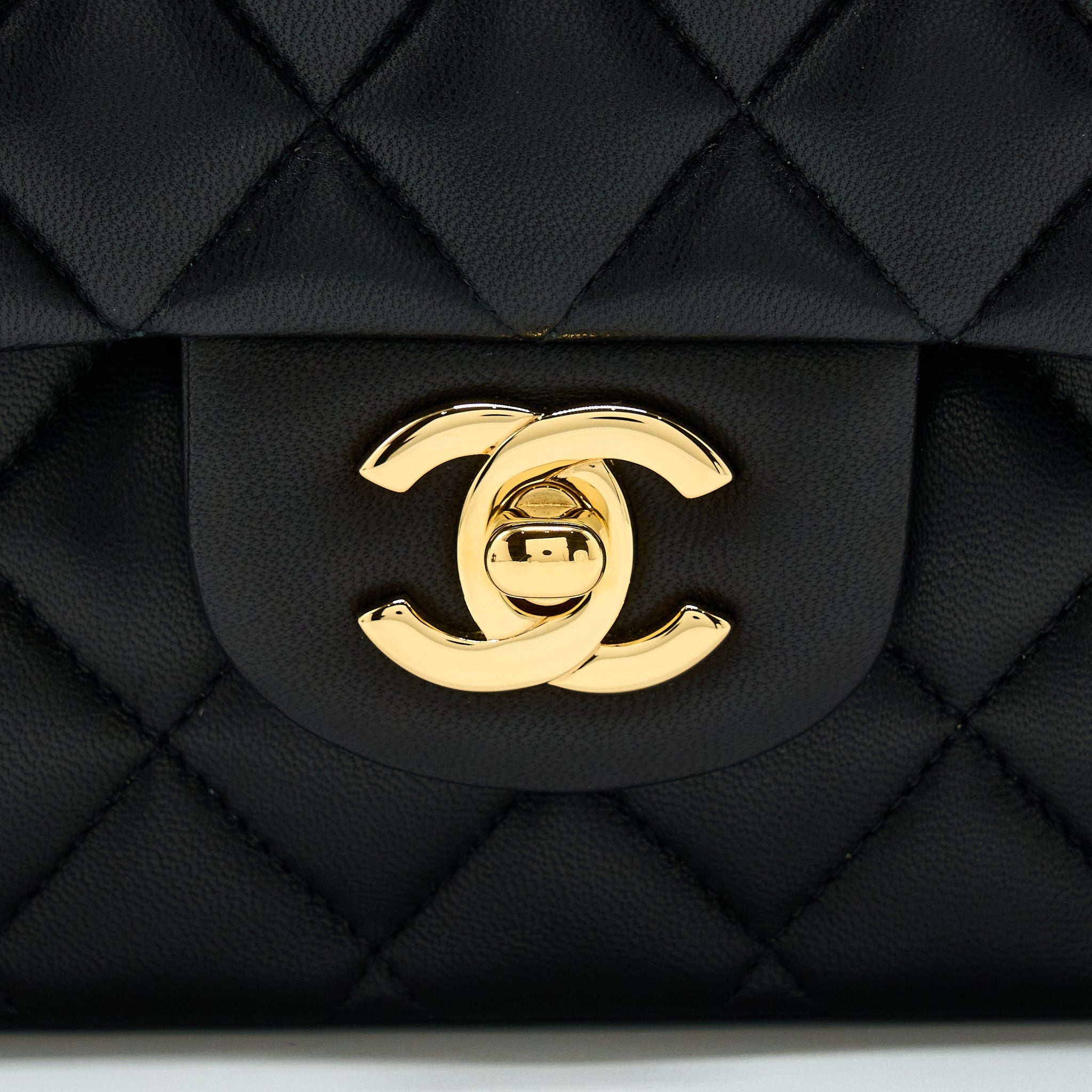 Chanel Classic Double Flap Bag Lambskin Black