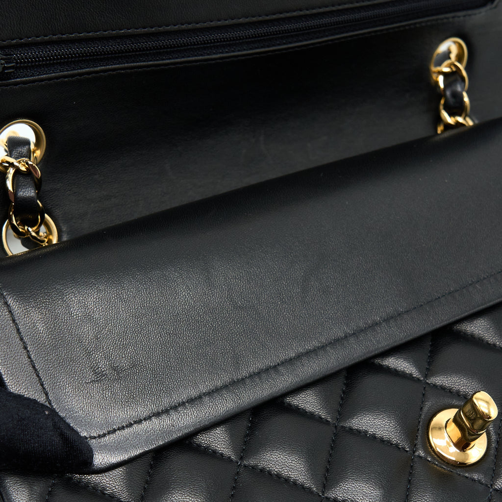 Chanel Classic Double Flap Bag Lambskin Black