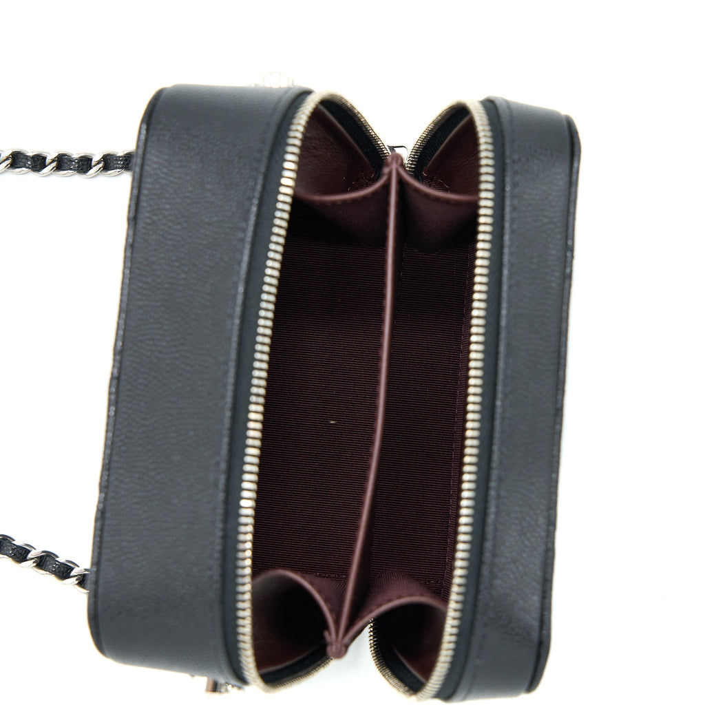 Chanel Mini Camera Case Caviar Black