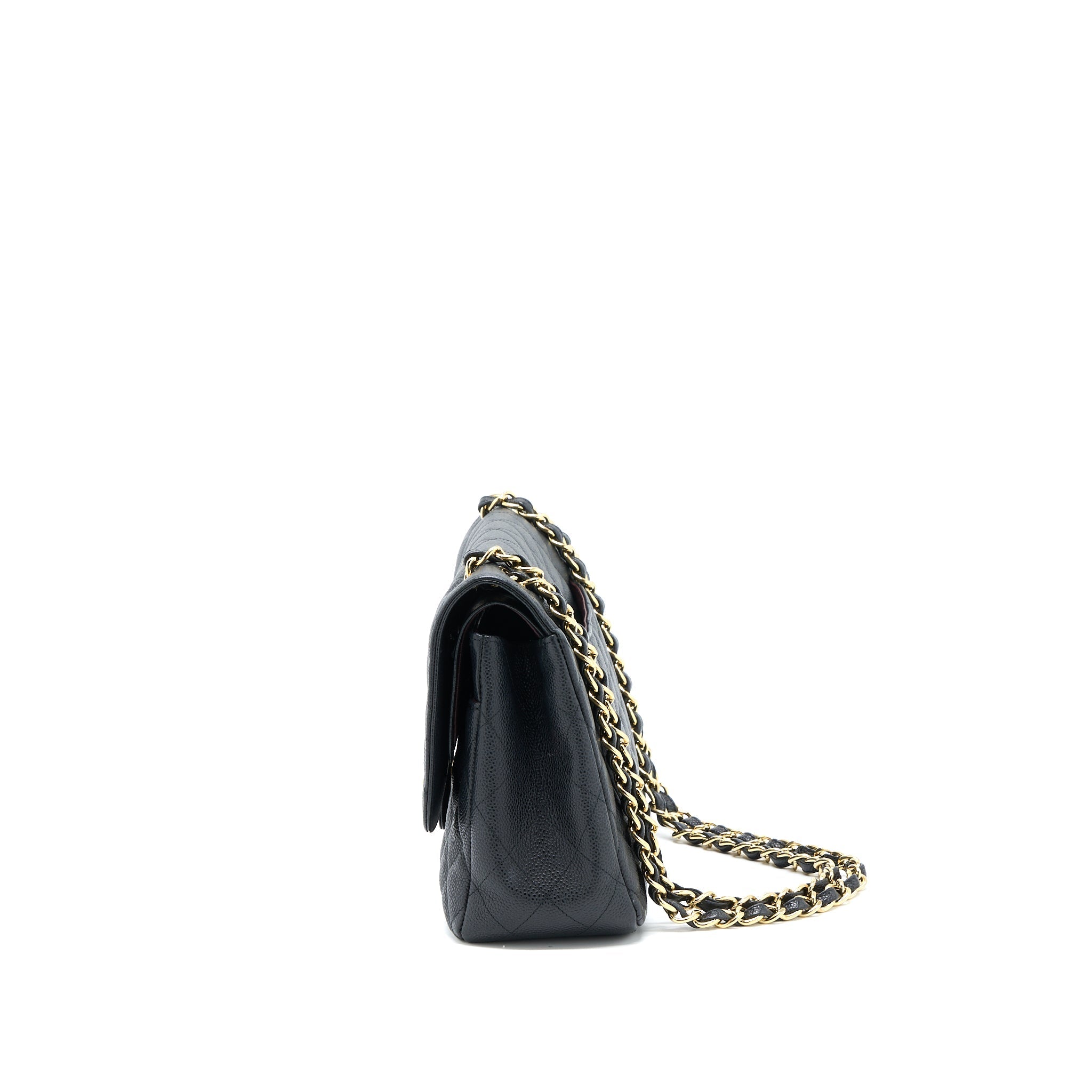 Chanel Classic Jumbo Double Flap Bag Caviar Black