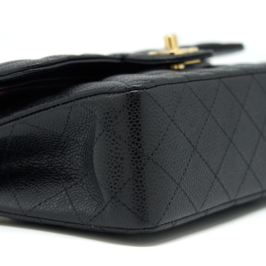 Chanel Small Classic Double Flap Bag Caviar Black