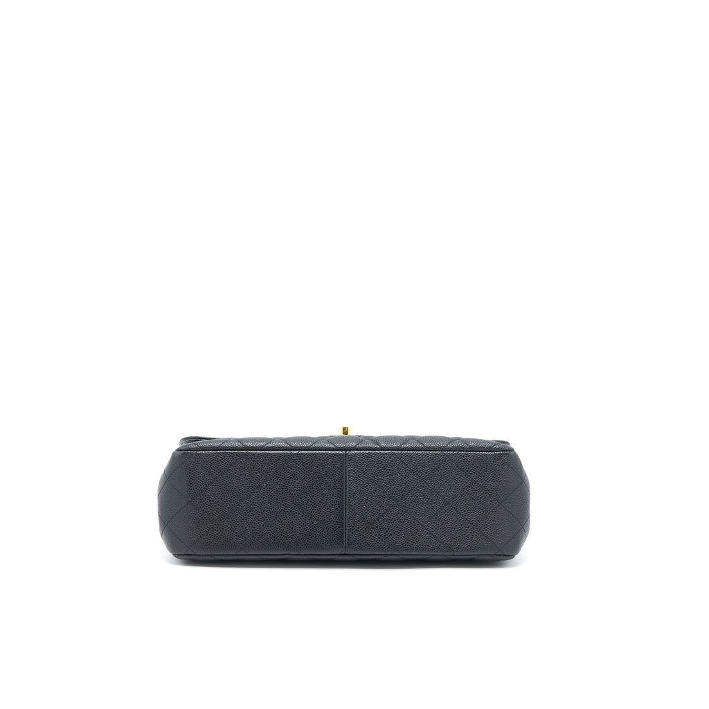 Chanel Classic Jumbo Double Flap Bag Caviar Black