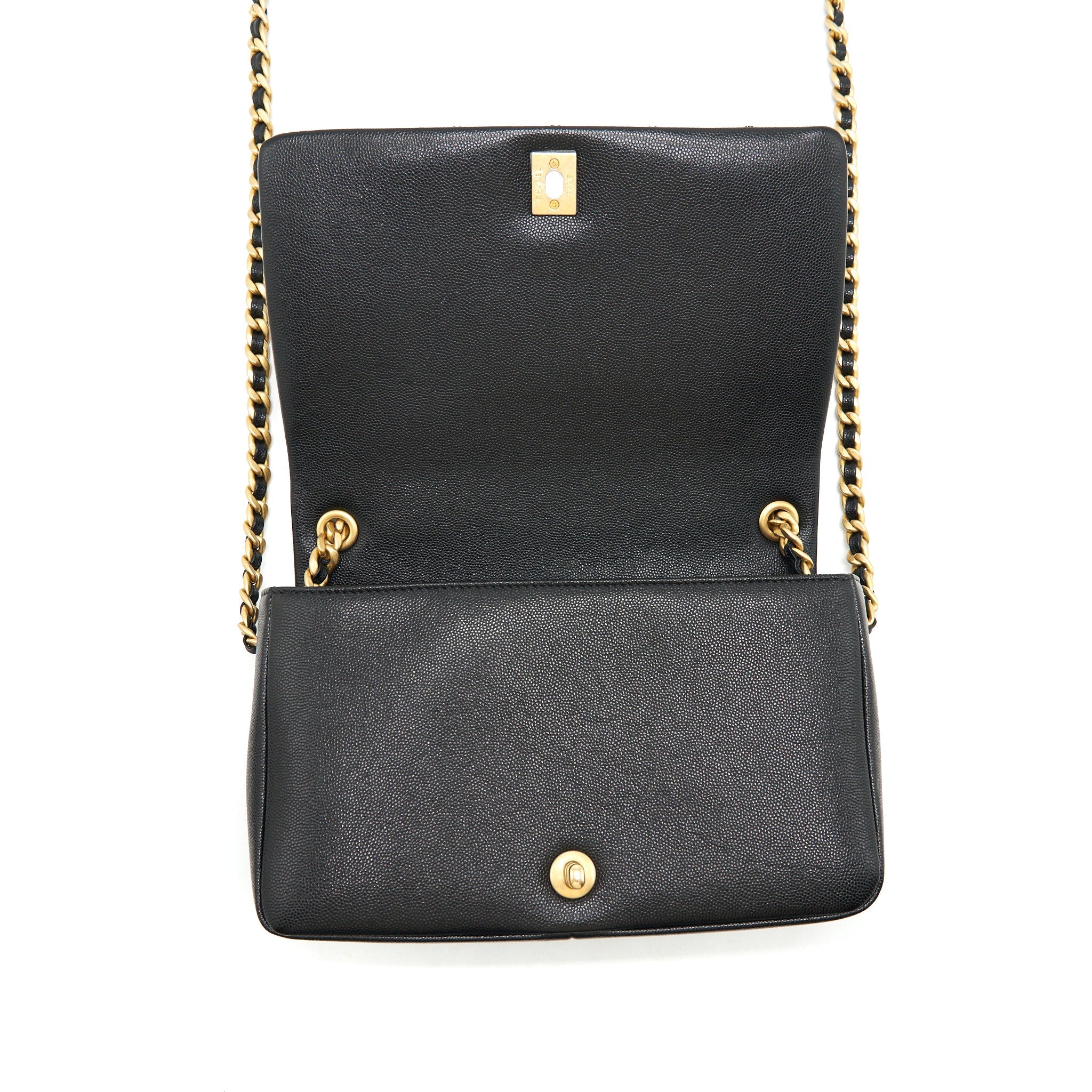 Chanel Seasonal Flap Bag Caviar Black