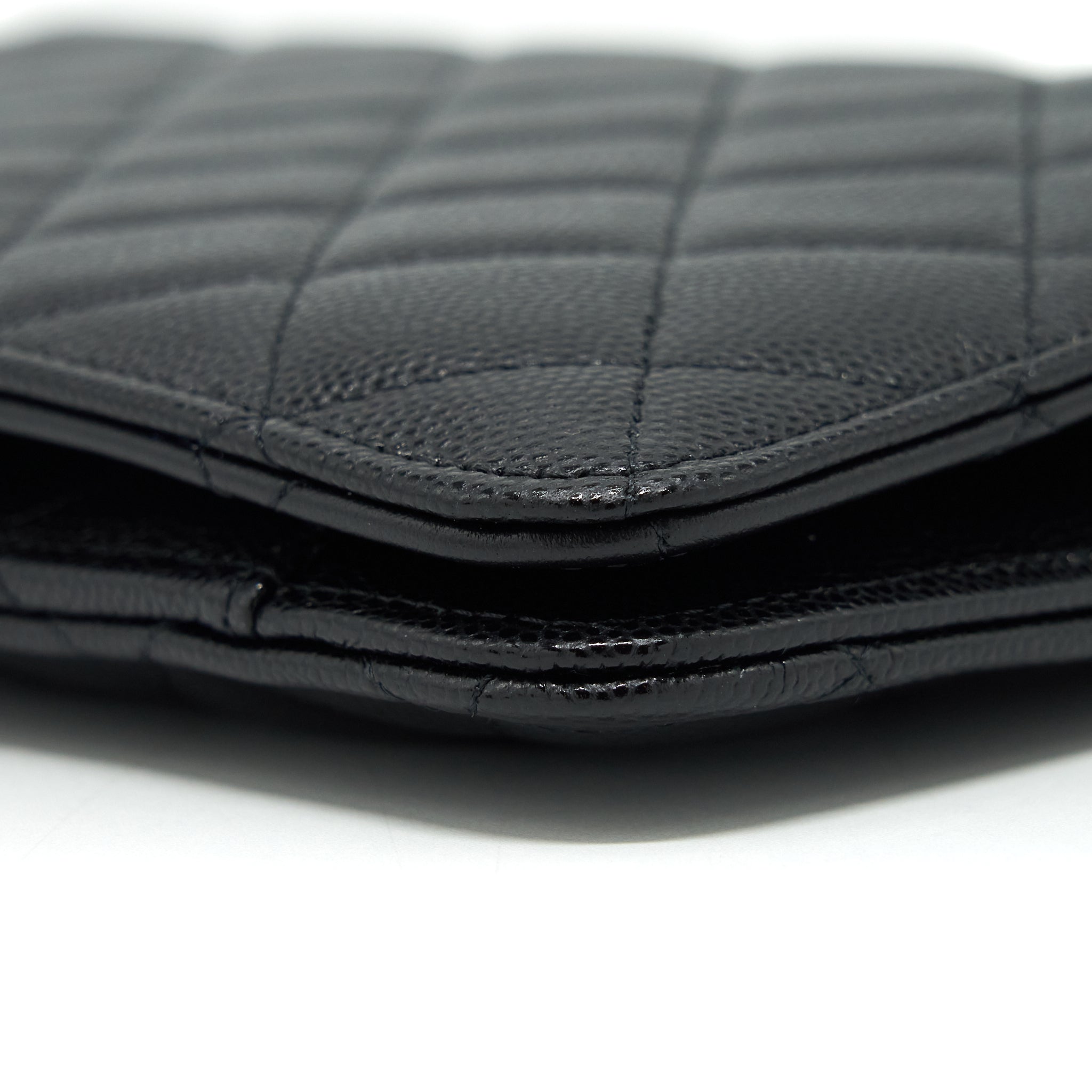 Chanel 2 In 1 Wallet On Chain Caviar Black