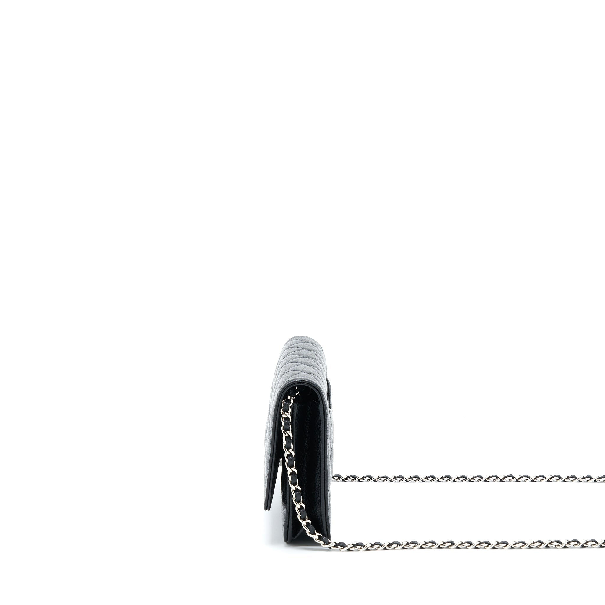 Chanel Classic Wallet On Chain Caviar Black