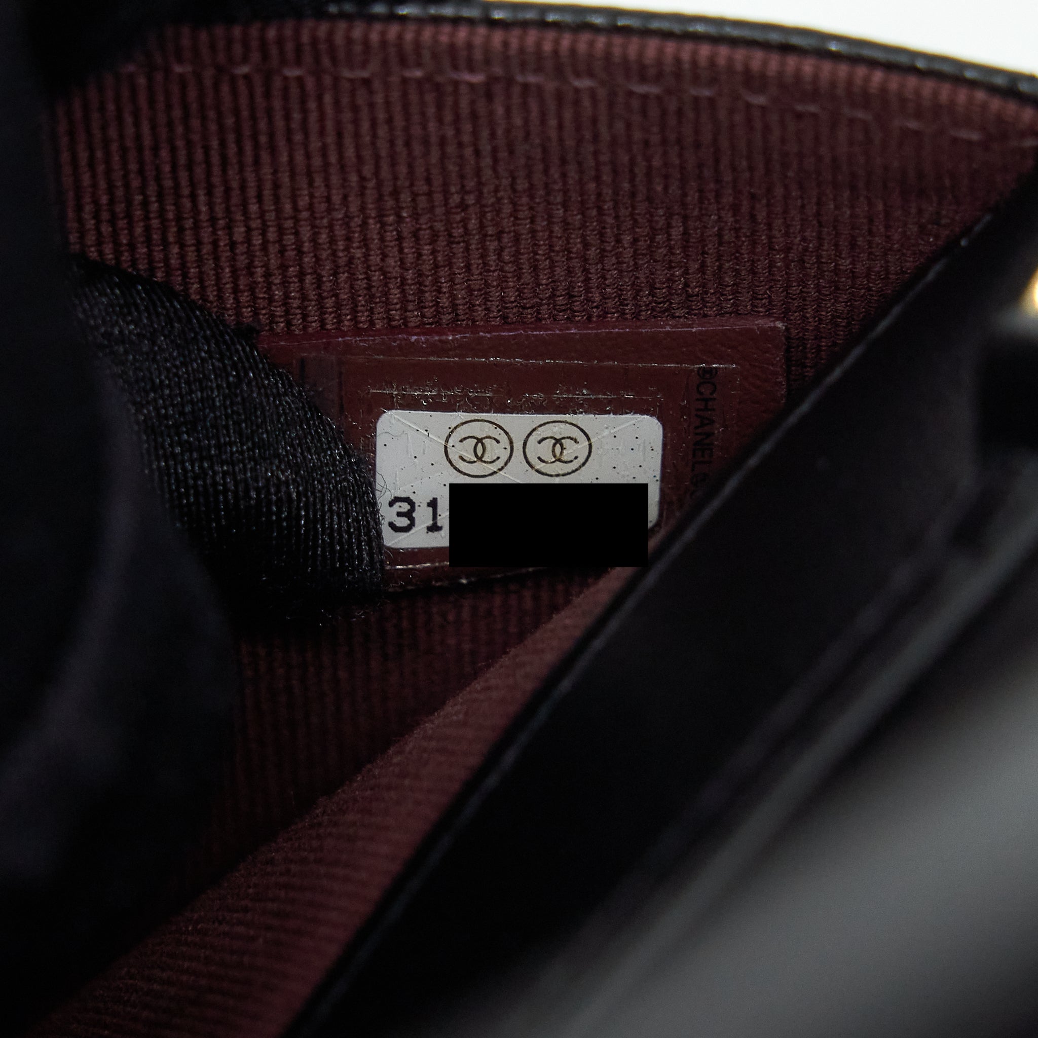 Chanel 2 In 1 Wallet On Chain Caviar Black