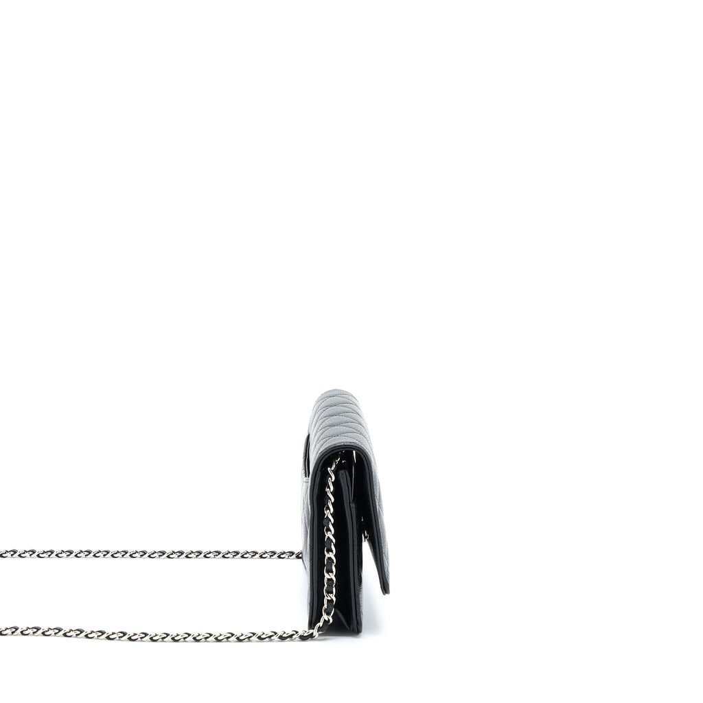 Chanel Classic Wallet On Chain Caviar Black