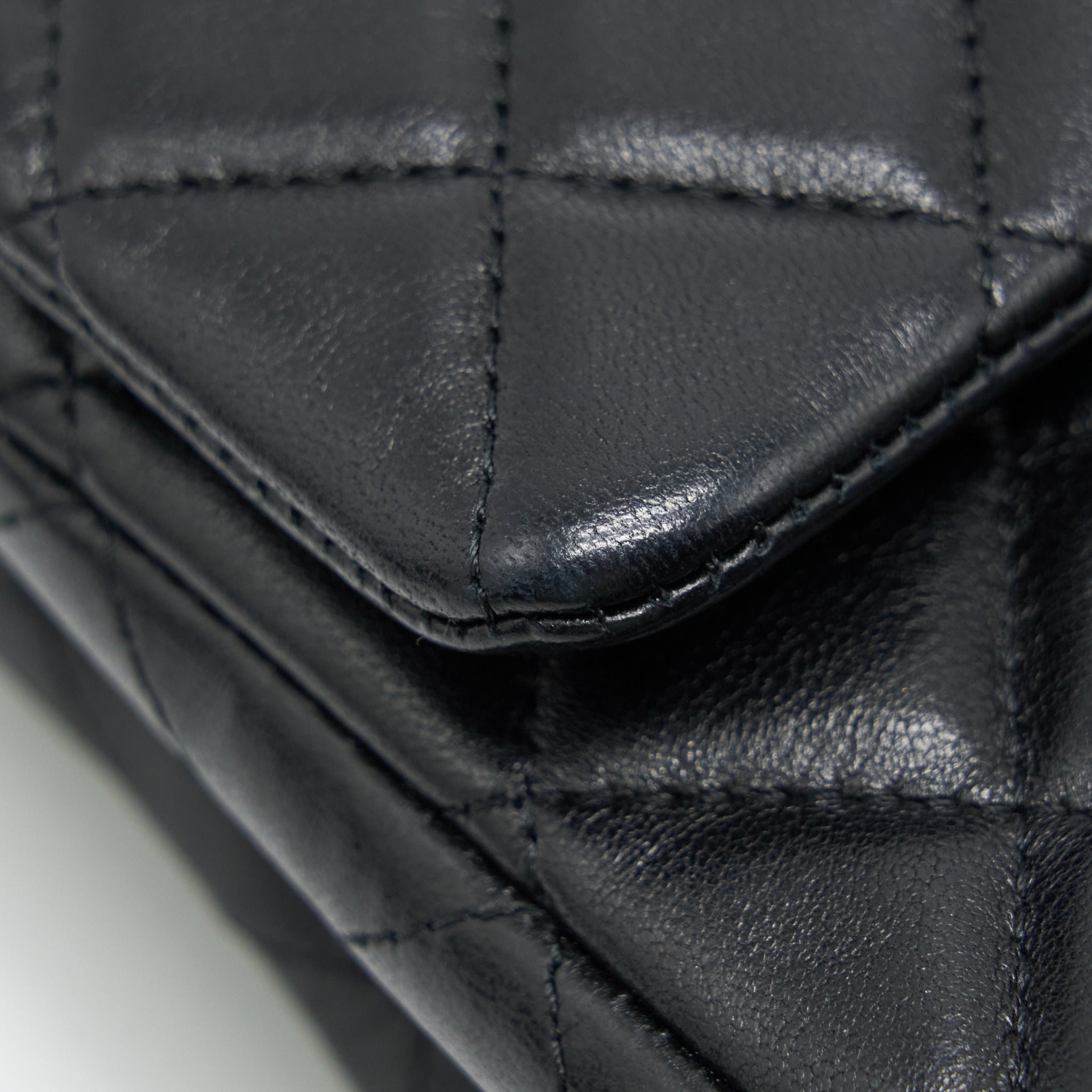Chanel Mini Rectangular Flap Bag Lambskin Black