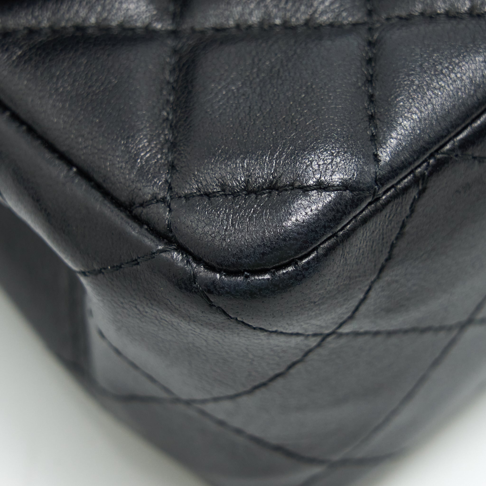 Chanel Mini Rectangular Flap Bag Lambskin Black