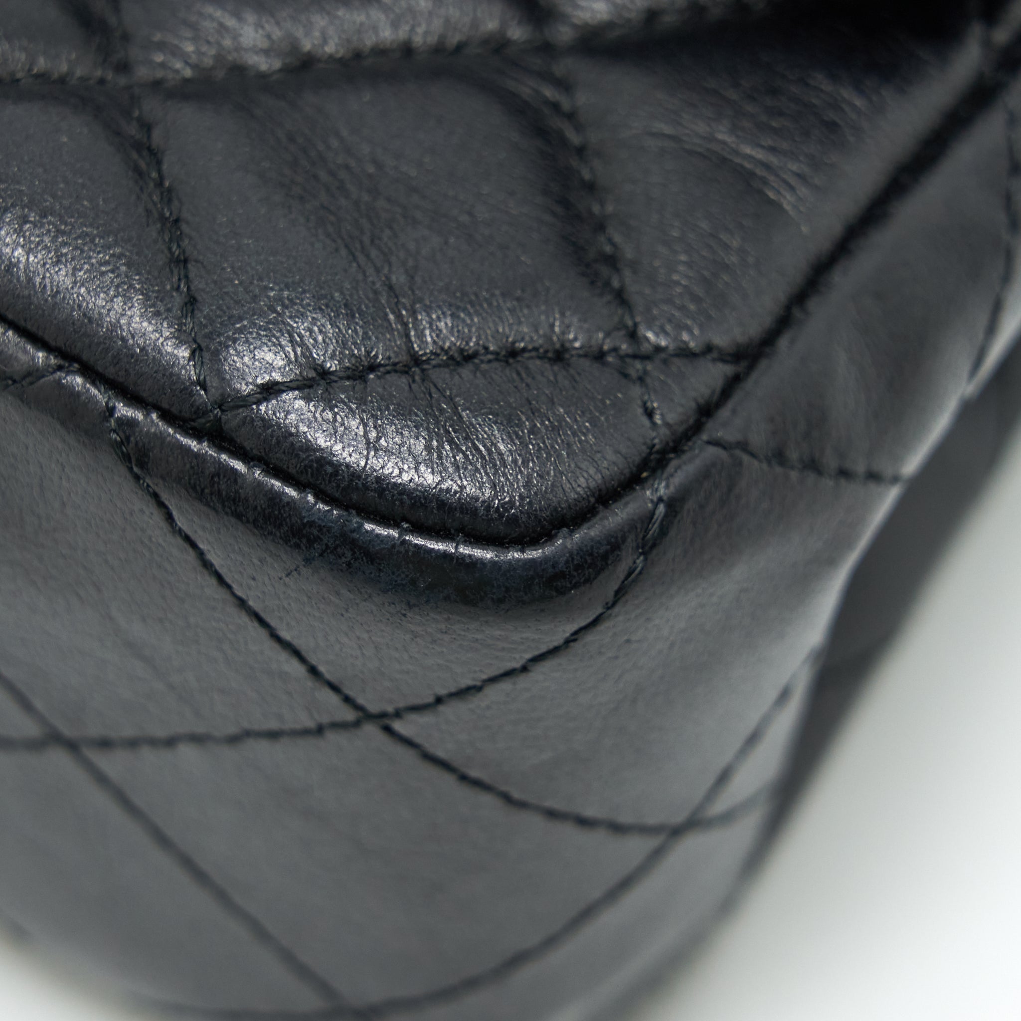 Chanel Mini Rectangular Flap Bag Lambskin Black