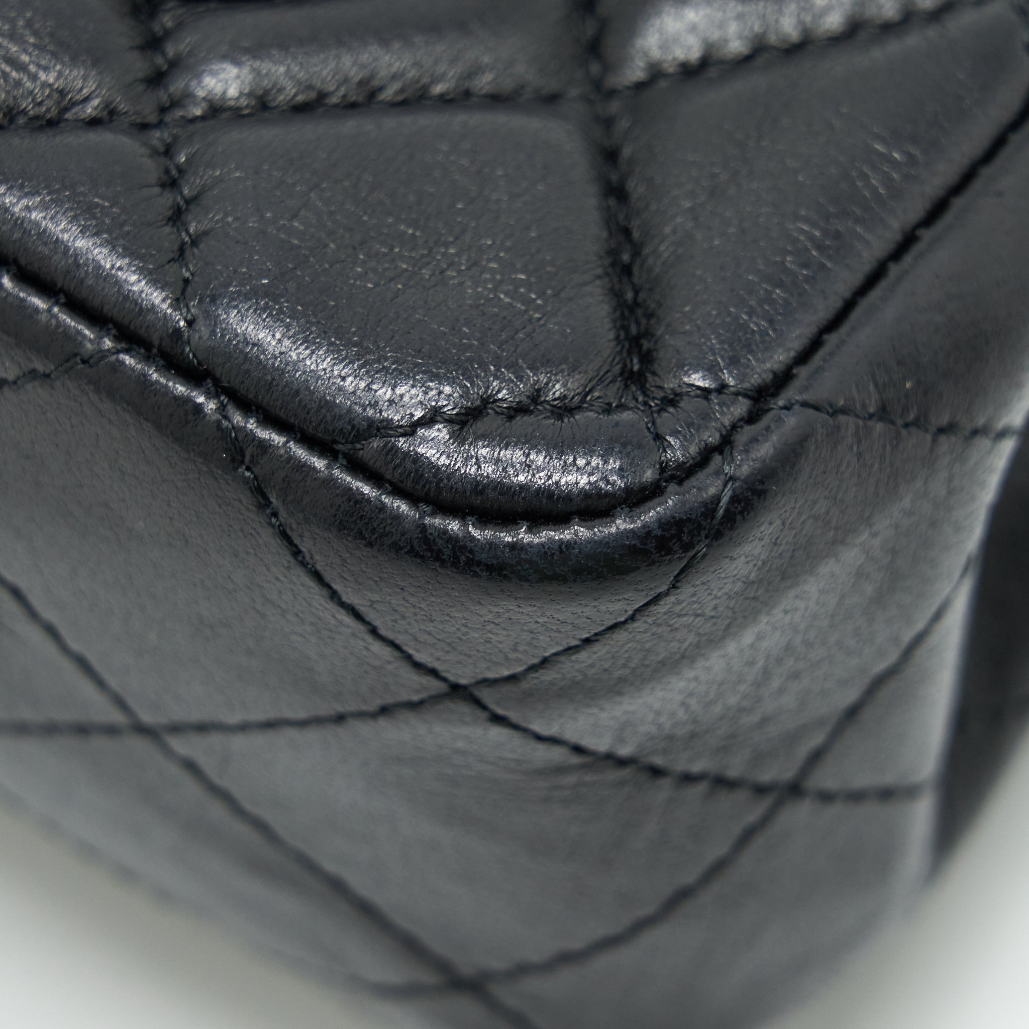 Chanel Mini Rectangular Flap Bag Lambskin Black