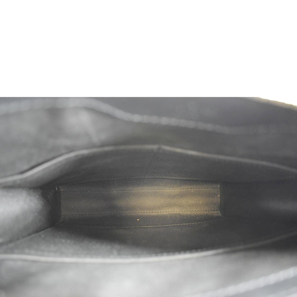 LOUIS VUITTON Sac Plat Monogram Eclipse Tote Shoulder Bag Black