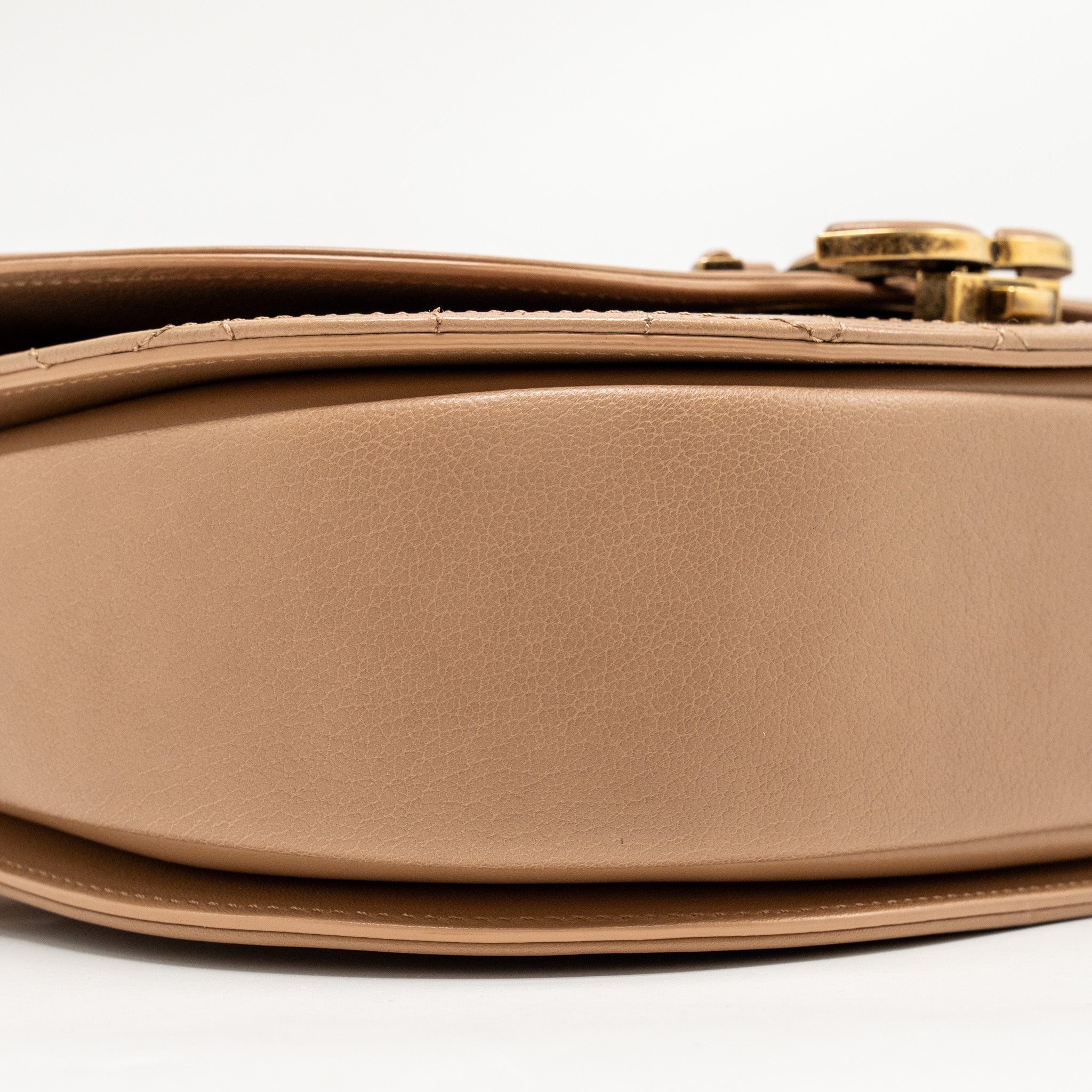 Chanel Coco Curve Flap Bag Calfskin Beige