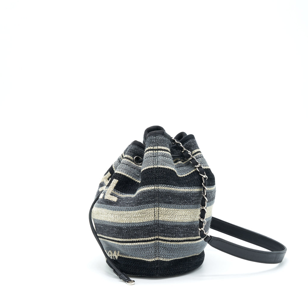 Chanel Rue Camborne Bucket Bag Fabric Multicolour
