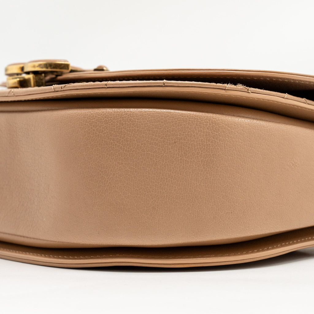 Chanel Coco Curve Flap Bag Calfskin Beige