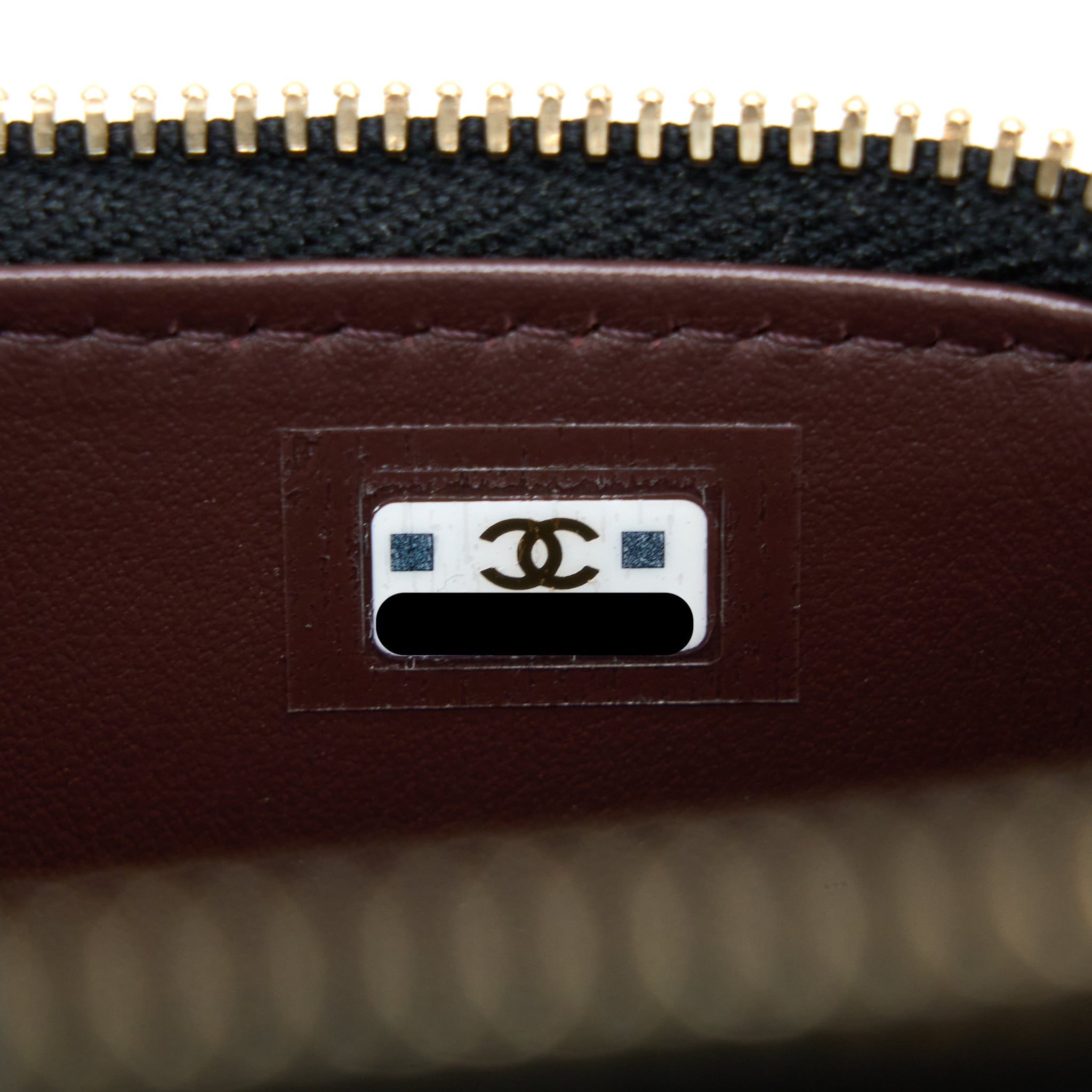 Chanel 23C Mini Vanity With Chain Caviar Black L