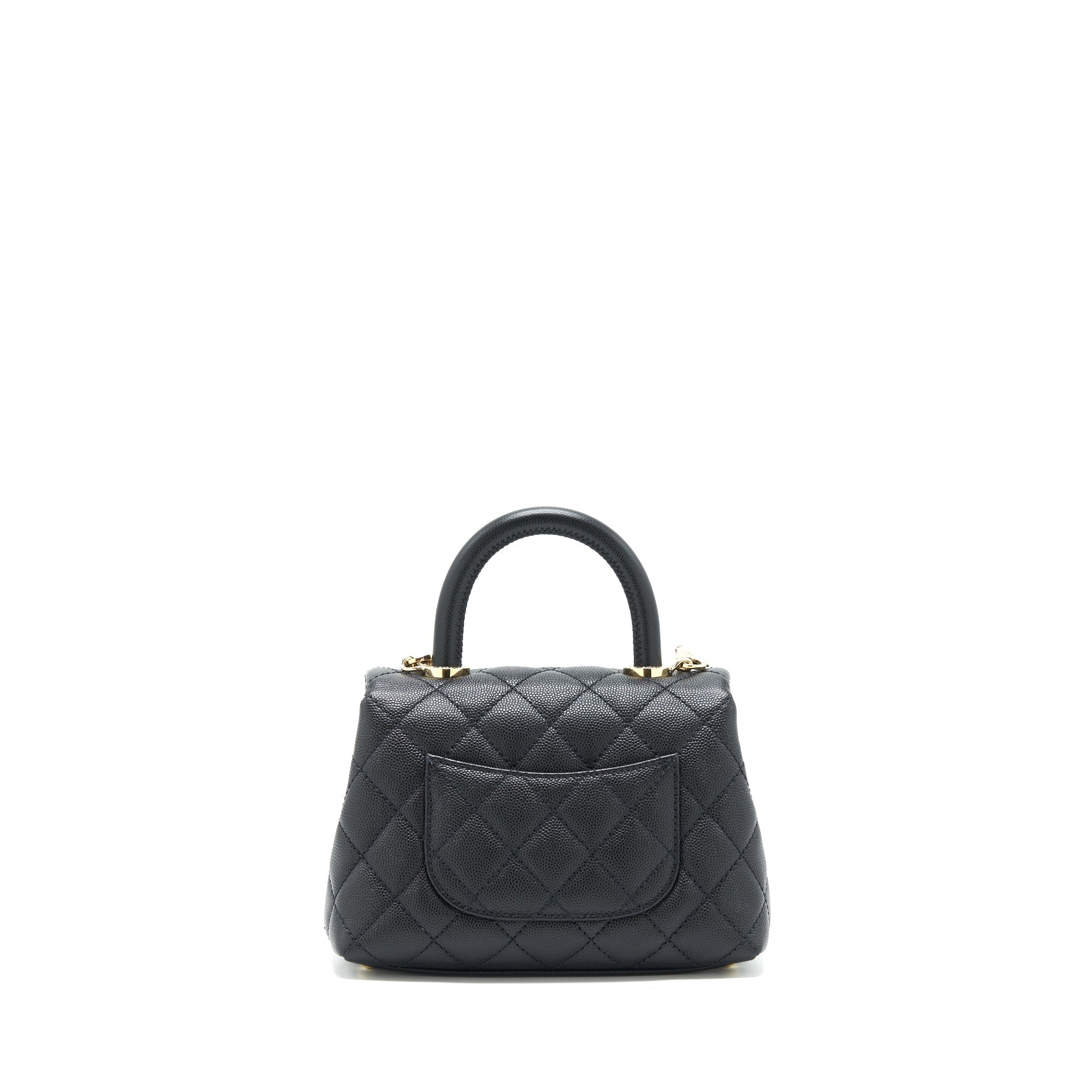 Chanel Coco Handle Extra Mini Caviar Black L