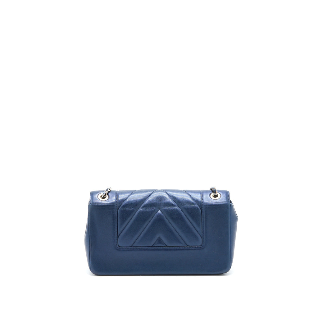 Chanel Mademoiselle Flap Bag Lambskin Navy